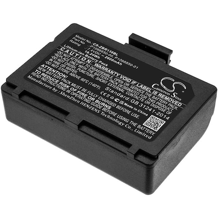 Bsc Preferred Zebra ZR138 2600mAh Printer Replacement Battery CS-ZBR138BL